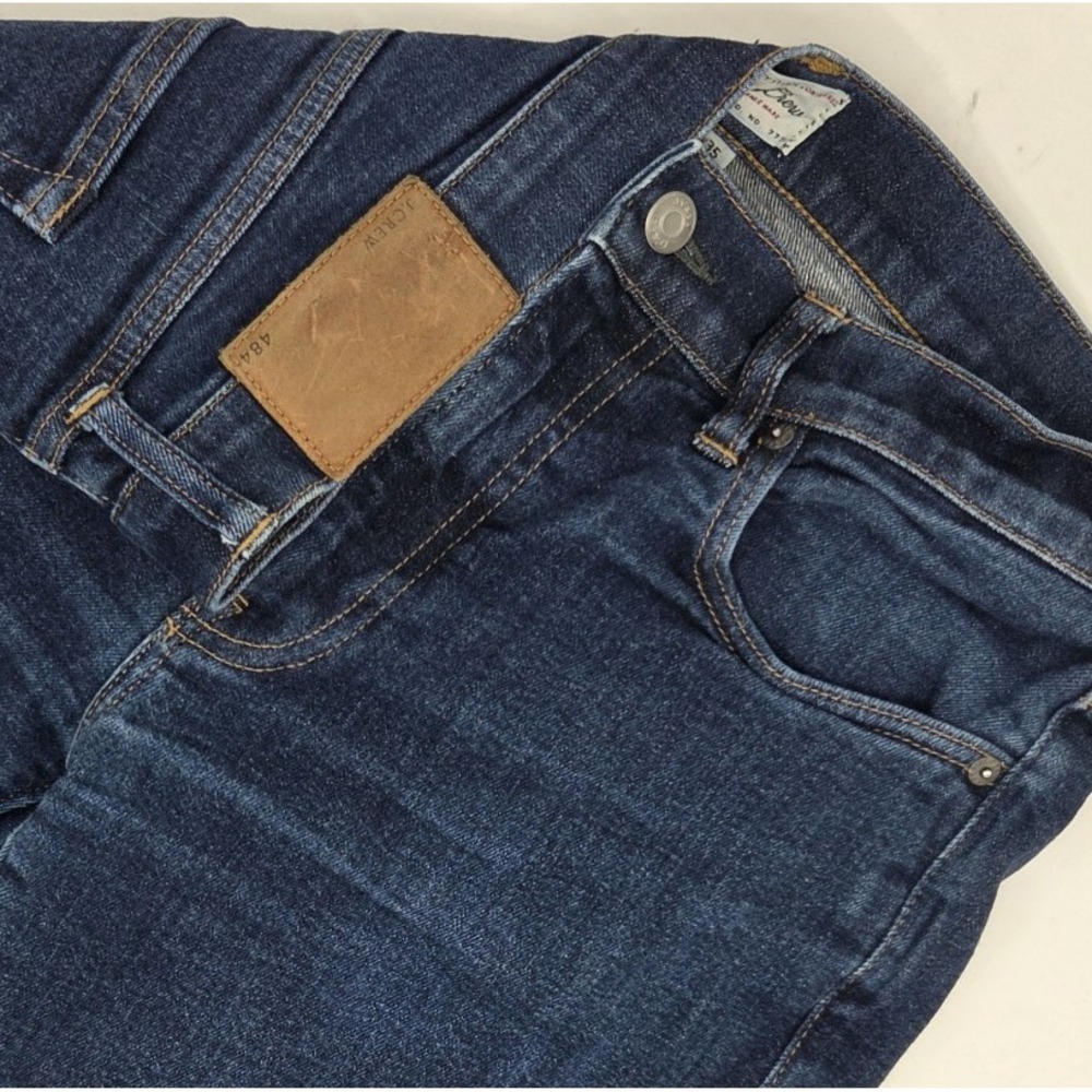 J Crew 484 Dark Blue Men 35 X 32 (fits 35x24) Slim Fit Kurabo Japanese Denim
